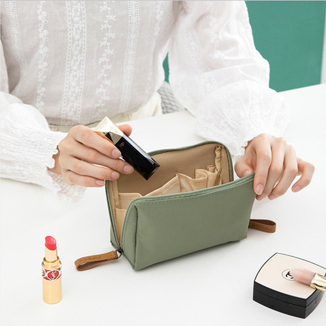 Korean Style Waterproof Toiletry and Cosmetic Bag for Women