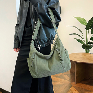 Soft casual hobo bag with adjustable strap