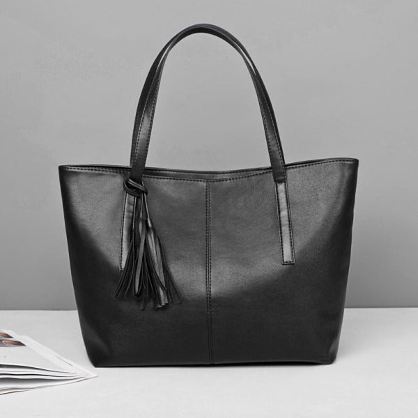 Classic Black Everyday Tote