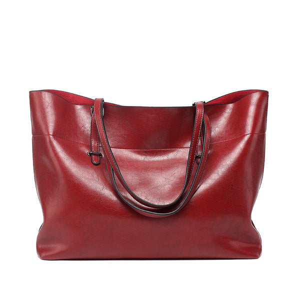 Classic Elegant PU Leather Tote Bag – Spacious, Stylish & Durable