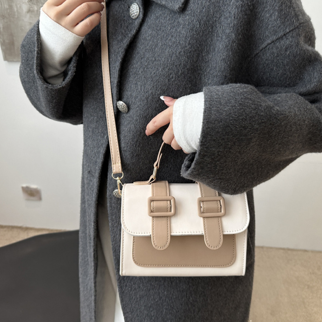 Dual Buckle Mini Satchel – Compact, Stylish & Everyday Ready