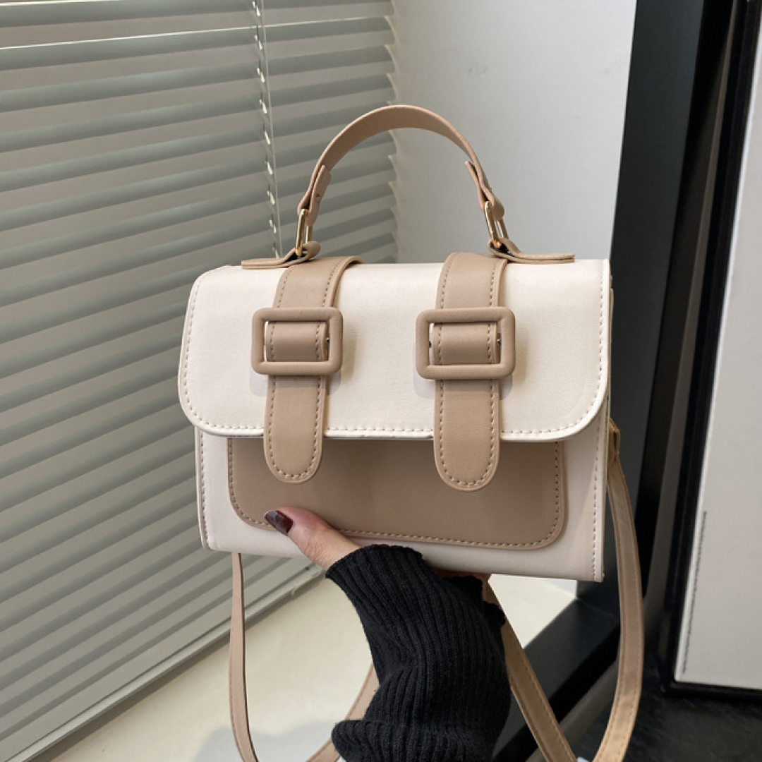 Dual Buckle Mini Satchel – Compact, Stylish & Everyday Ready