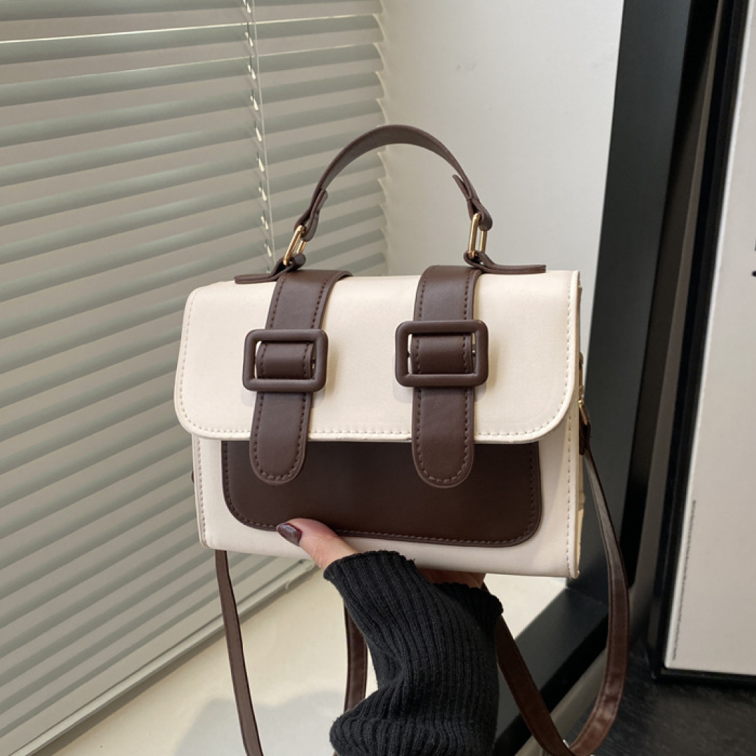 Dual Buckle Mini Satchel – Compact, Stylish & Everyday Ready
