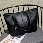 Classic Black Everyday Tote