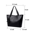 Classic Black Everyday Tote