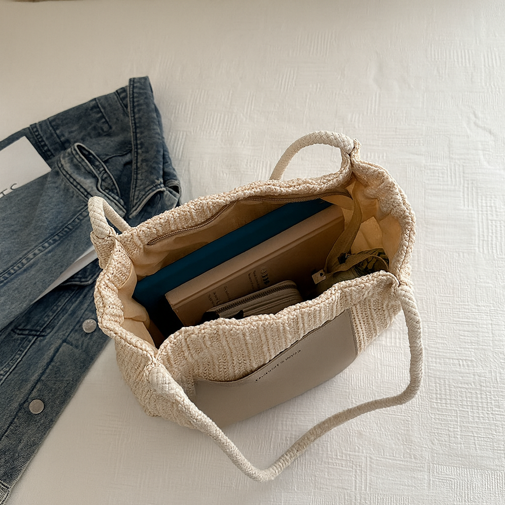 Straw Weave Tote – Lightweight Charm, Everyday Ease