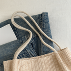 Straw Weave Tote – Lightweight Charm, Everyday Ease