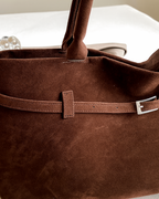 Retro Suede Handbag – Timeless Elegance, Everyday Functionality