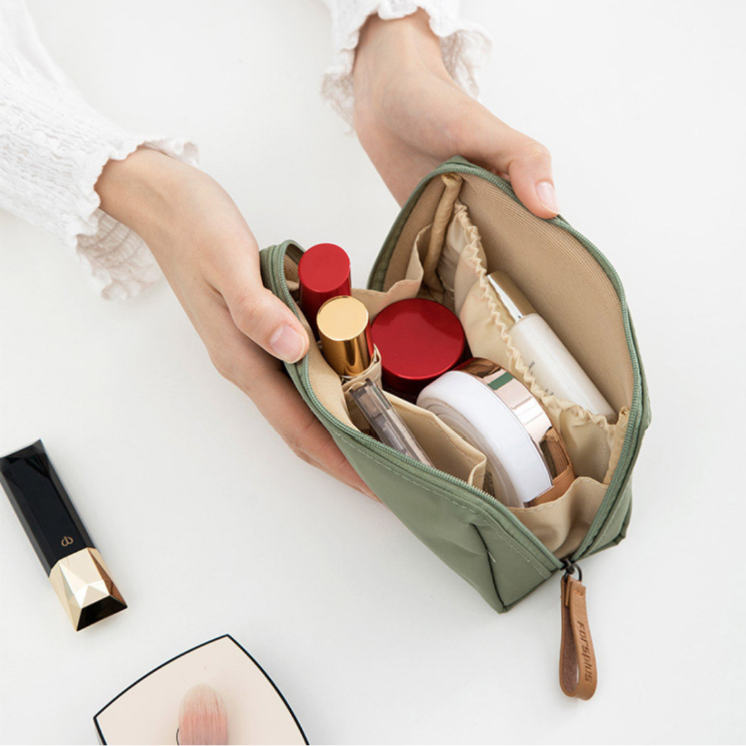 Korean Style Waterproof Toiletry and Cosmetic Bag for Women