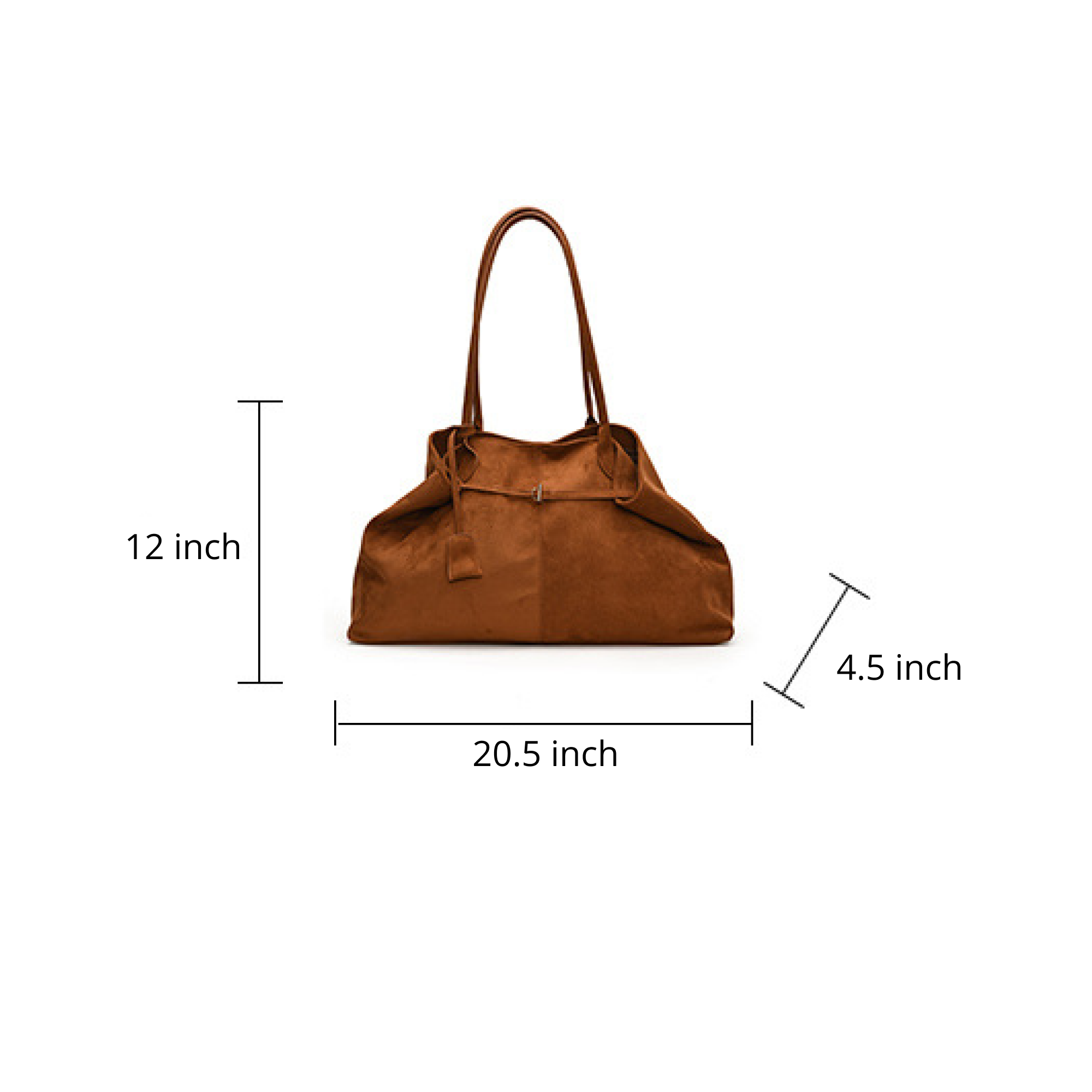 Soft Suede Tote Bag – Spacious, Chic & Effortlessly Versatile
