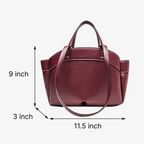 Structured PU Leather Tote – Elegant Shape, Everyday Ease