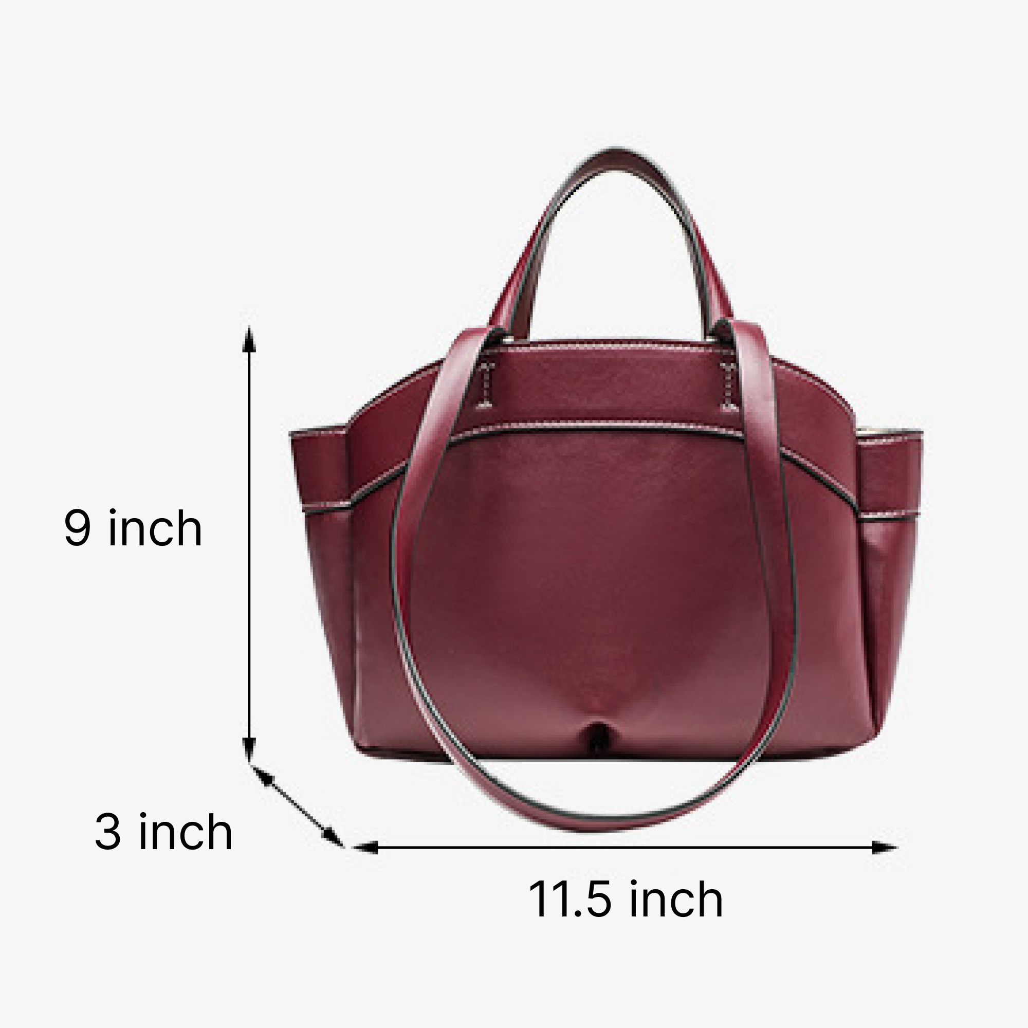 Structured PU Leather Tote – Elegant Shape, Everyday Ease