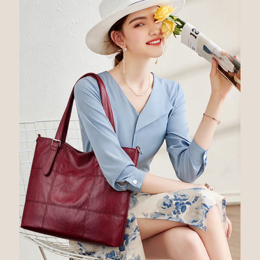 livoree Everyday Carry-All Tote – Large Capacity PU Shoulder Bag