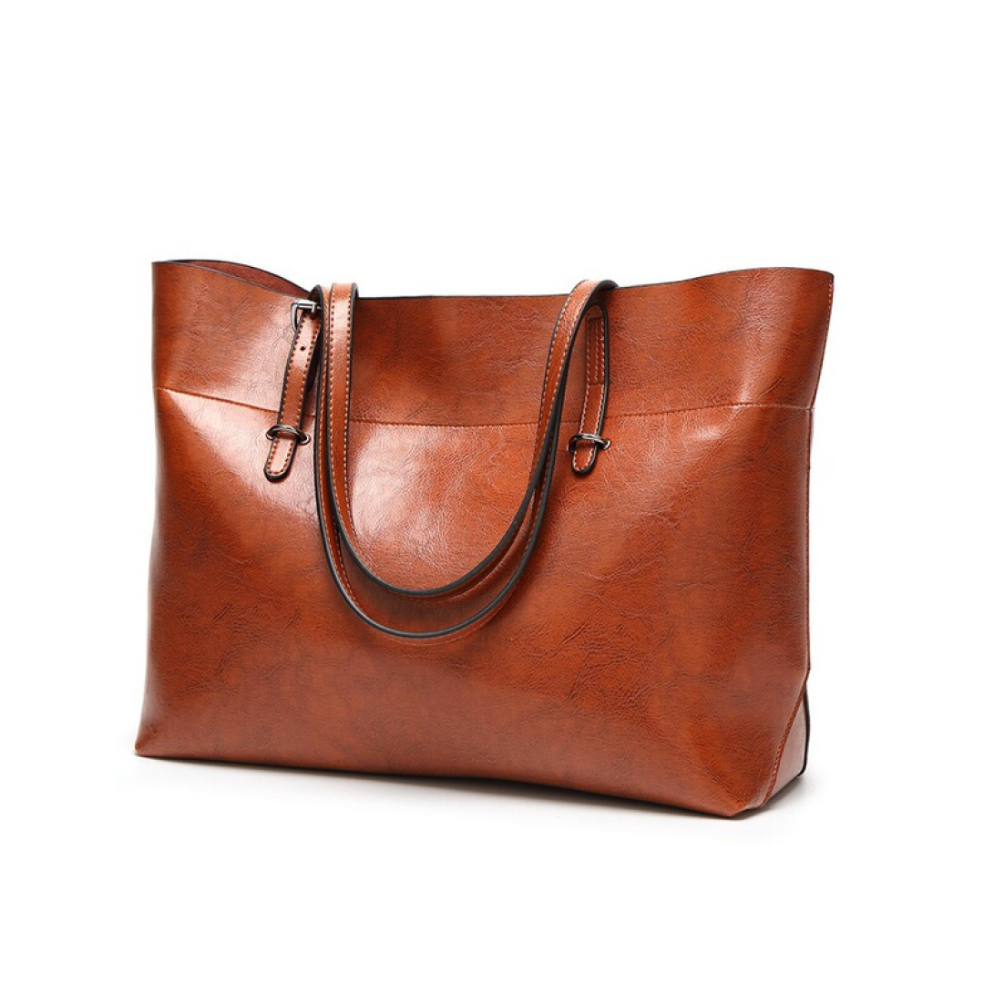 Classic Elegant PU Leather Tote Bag – Spacious, Stylish & Durable
