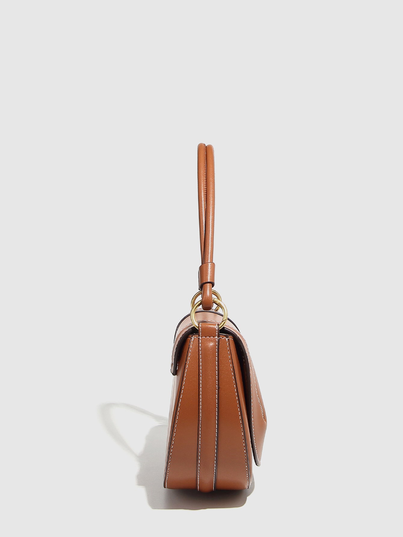 Half Moon Leather Shoulder Bag – Convertible Crossbody with Extra Straps
