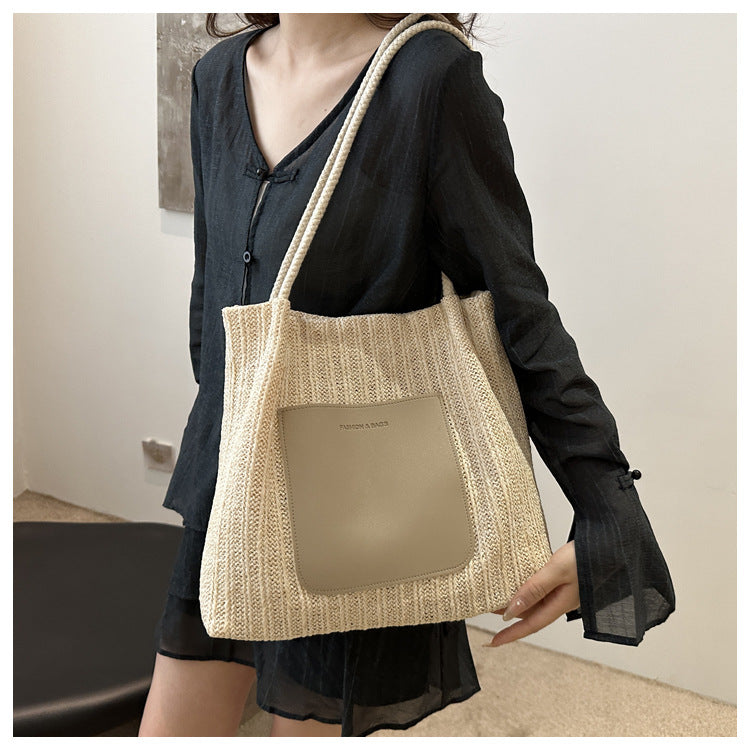 Straw Weave Tote – Lightweight Charm, Everyday Ease