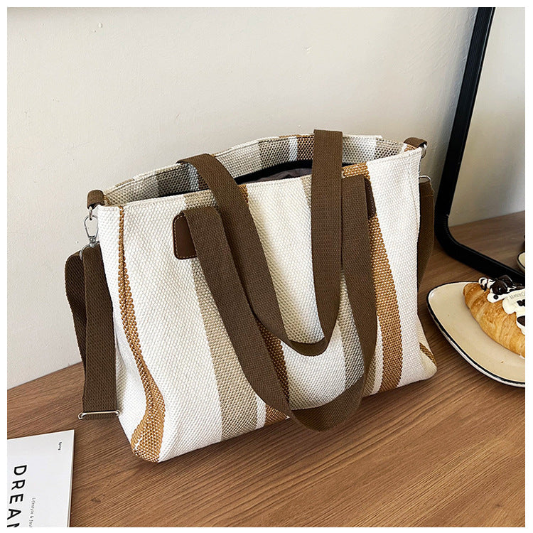 livoree Striped Stroll Tote