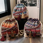 livoree Boho Tassel Pouch