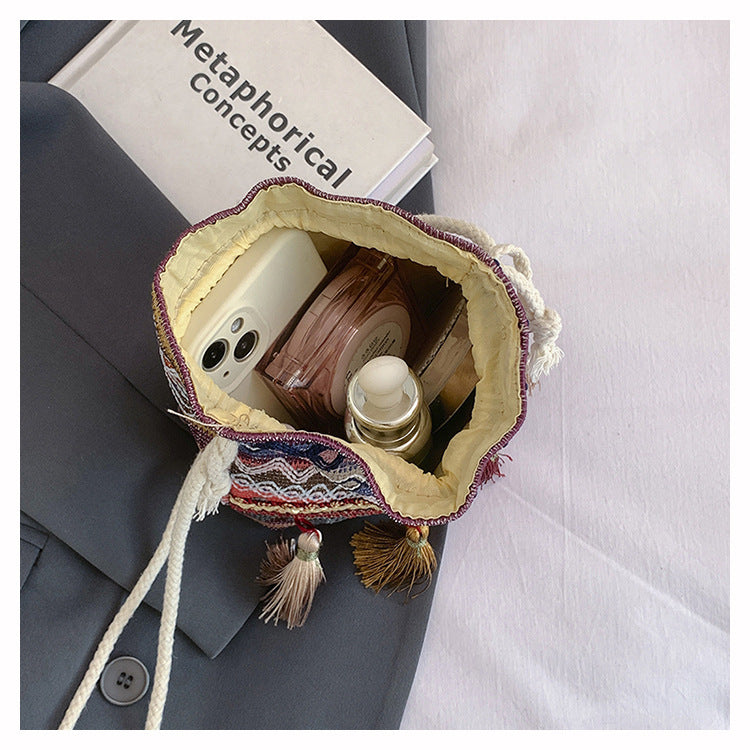 livoree Boho Tassel Pouch