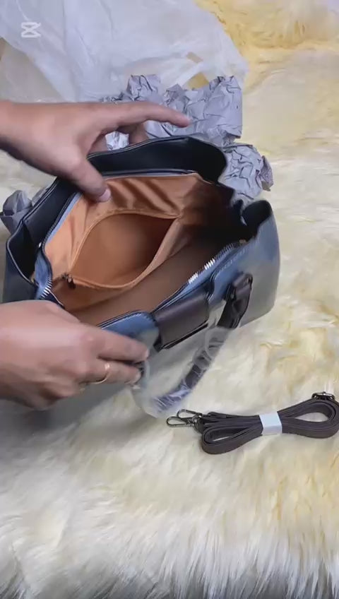 Structured Elegance PU Leather Handbag – Versatile Tote for Work & Everyday Style